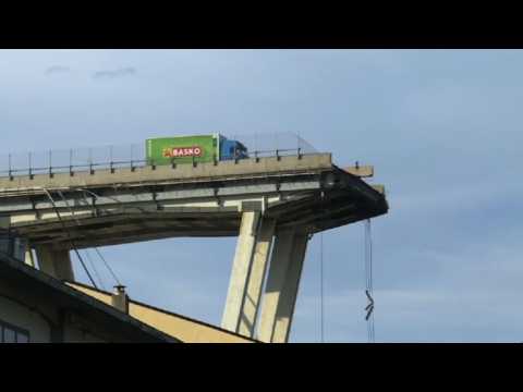 Multiple dead in motorway bridge collapse in Genoa