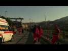Italy bridge rescuers continue to look for survivors (2) - Label : AFPTV - First images - Category : News