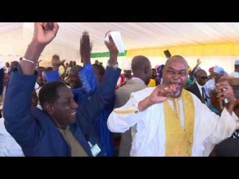 IBK supporters in Bamako celebrate his presidential win