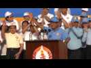 Vast crowd rallies for Cambodia ruling party before election - Label : AFPTV - First images - Category : News