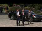 France's Macron meets Portuguese PM Costa in Lisbon - Label : AFPTV - First images - Category : News