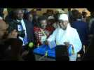 Mali's President Keita casts vote in presidential election