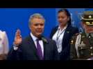 Ivan Duque is sworn in as new Colombian president - Label : AFPTV - First images - Category : News