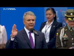 Ivan Duque investi président de Colombie