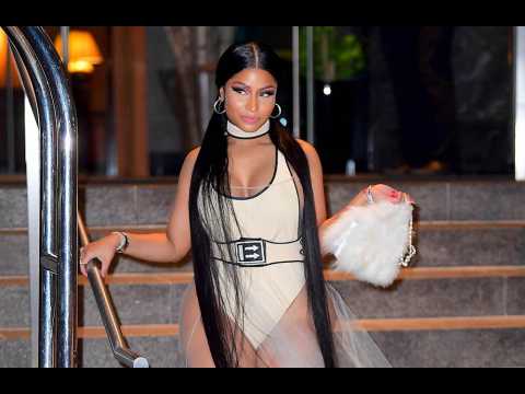 Nicki Minaj's totally see through VMA dress