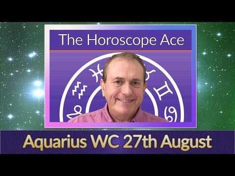 Aquarius Weekly Horoscope from 27th August - 3rd September
