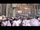 Hajj pilgrims take part in symbolic 'stoning of the devil'