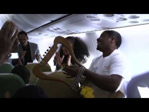 Historic commercial flight links Ethiopia and Eritrea