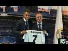 Official presentation of Real Madrid's new striker Mariano Diaz