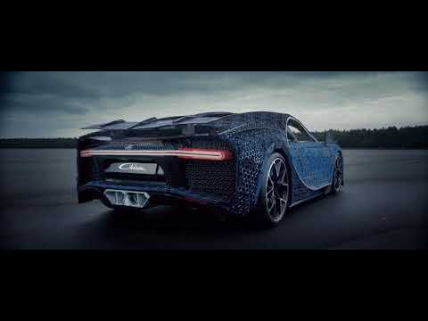 First-ever life size and drivable Lego Technic Bugatti Chiron on the road
