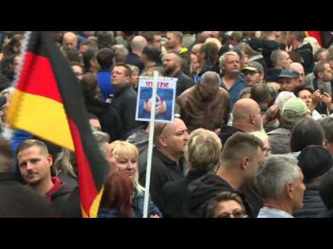German far-right holds protest in Chemnitz