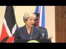 British PM Theresa May commits to strengthening trade with Kenya - Label : AFPTV - First images - Category : News