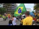 Bolsonaro supporters gather outside his Rio house - Label : AFPTV - First images - Category : News