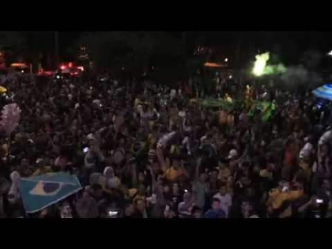 Thousands celebrate Bolsonaro's victory in Sao Paulo