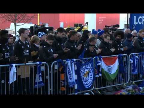 Football: Leicester players pay tribute to late club owner