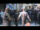 Tunis: security at the scene of a suicide blast