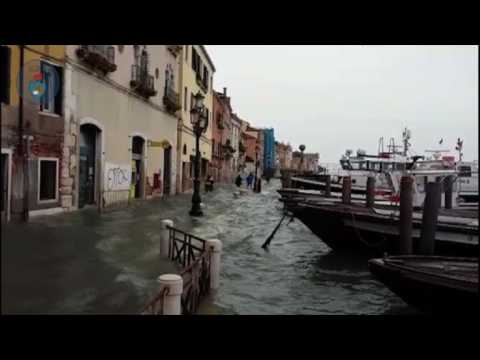 Tourists kept at bay as rains flood Venice