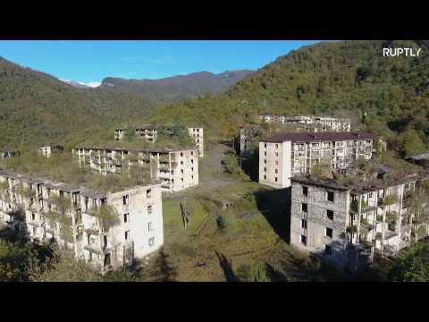 Explore the dramatic beauty of this forgotten Soviet-era town in Abkhazia