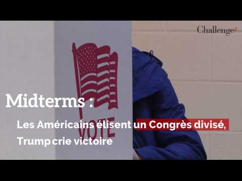 Midterms: les Américains élisent un Congrès divisé, Trump crie victoire