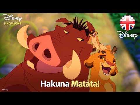 DISNEY SING-ALONGS | Hakuna Matata - The Lion King Lyric Video | Official Disney UK