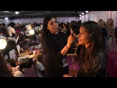 Victoria's Secret "Angels" get ready for annual fashion show