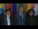 Russia's Lavrov delivers speech at Afghanistan Taliban talks