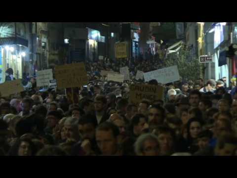 Protesters demand mayor's resignation over building collapses