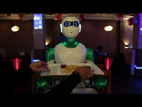 Nepal's first robot waiter ready for orders