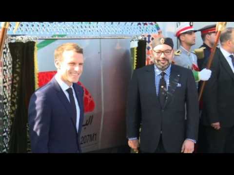 Macron in Morocco for opening of high-speed railway