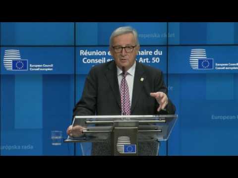 Juncker warns UK: 'This is the only deal possible'