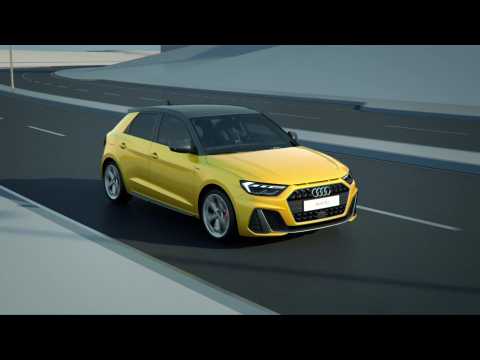 Audi A1 Sportback suspension Animation