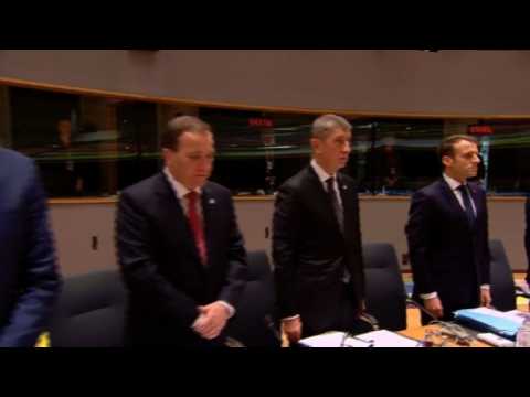 Minute of silence in the EU Council for Strasbourg victims