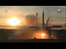 Lift-off of first manned space mission since Soyuz failure