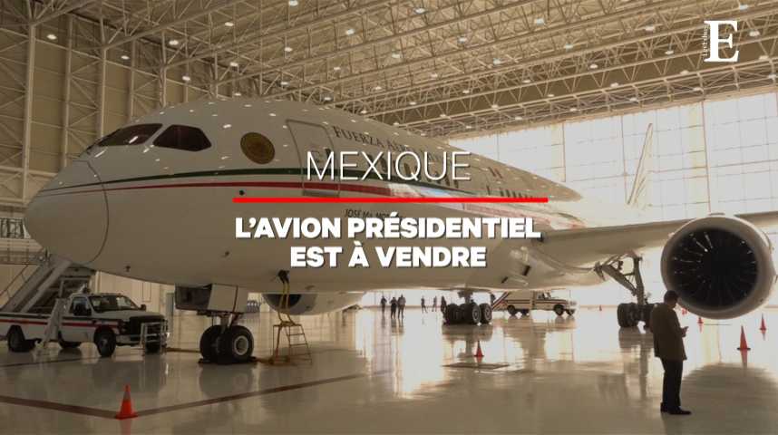 Illustration pour la vidéo Mexique : "AMLO" vend l'avion présidentiel