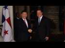 Chinese president Xi Jingping meets with Panama president - Label : AFPTV - First images - Category : News