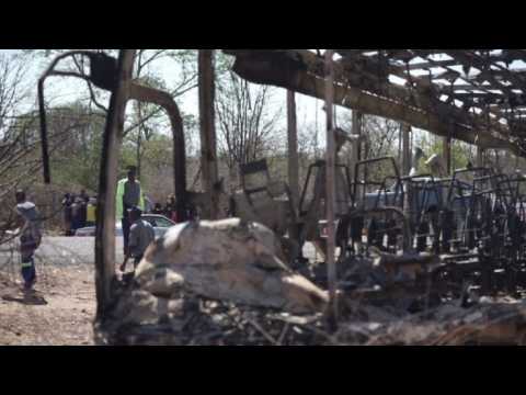 Zimbabwe bus gas blast kills at least 42