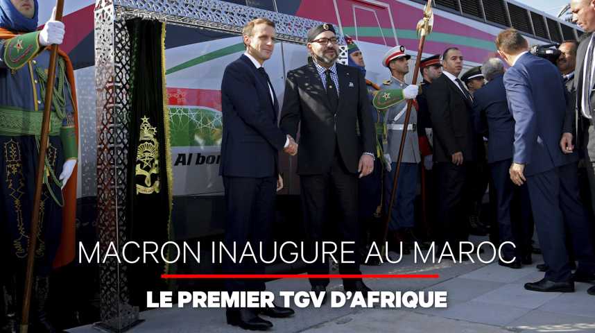 Illustration pour la vidéo Le Maroc inaugure la première ligne TGV en Afrique
