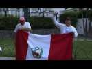 People protest at Uruguay ambassador's house in Peru - Label : AFPTV - First images - Category : News