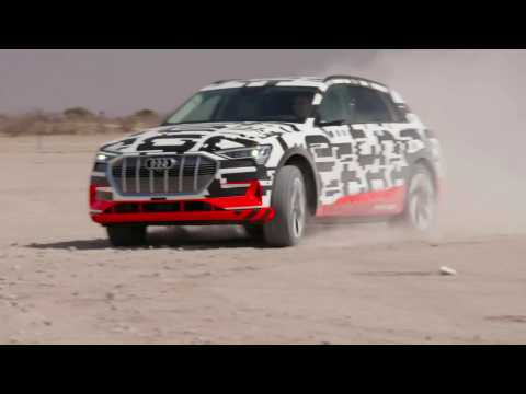 Audi e-tron Prototype in Namibia Driving Video