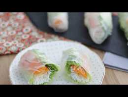 Rouleaux de printemps pas à pas