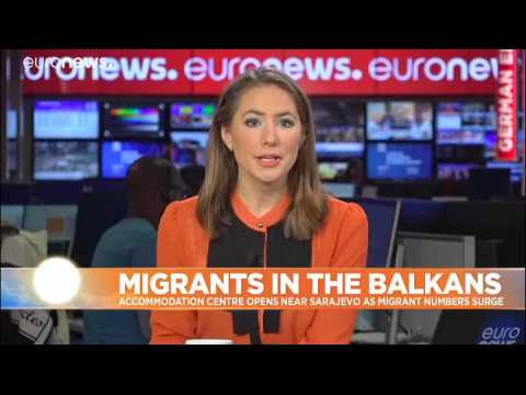Concern for migrants as tensions rise and temperatures plunge on Bosnia-Croatia border