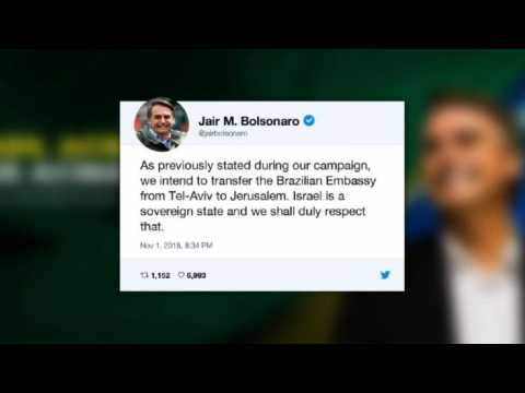 Brazil will move its embassy in Israel to Jerusalem: Bolsonaro