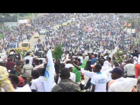 DRC: huge crowds for Kinshasa return of Tshisekedi &amp; Kamerhe