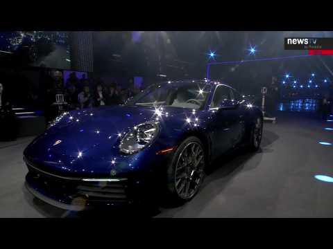 World Premiere of the all new Porsche 911 - Talk Mark Webber with Porsche experts