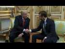 "We want a strong Europe", Trump tells Macron
