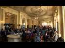 Roundtable with heads of delegations at Libya conference - Label : AFPTV - First images - Category : News
