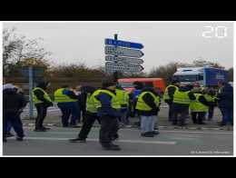 Les Manifestants Ont Passé Toute La Nuit Sur La16 à Calais