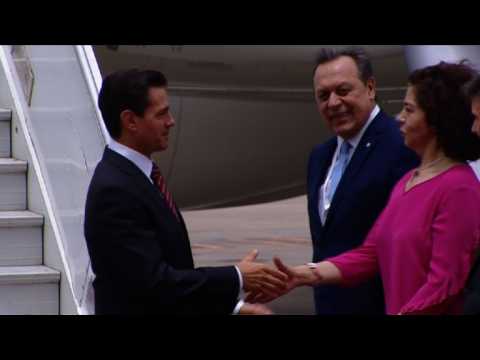 Mexico’s Pena Nieto arrives for G20 summit in Buenos Aires