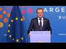 Tusk 'sure' EU will roll over sanctions on Russia in December - Label : AFPTV - First images - Category : News
