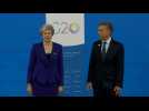 UK PM May greets Argentine President at G20 welcome ceremony - Label : AFPTV - First images - Category : News